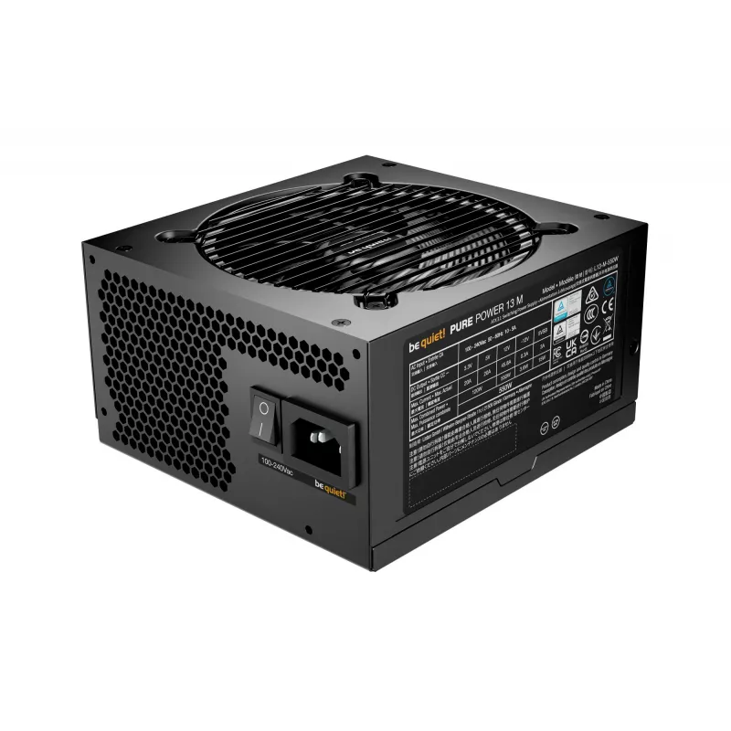 be quiet! Pure Power 13 M | 550W zasilacz 20+4 pin ATX ATX Czarny