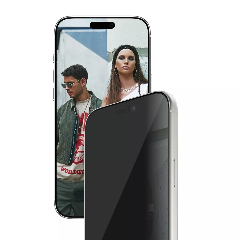PanzerGlass SAFE. by ® 2-Way Privacy Screen Protector iPhone 17 Pro Max | Ultra-Wide Fit z EasyAligner