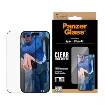 PanzerGlass ® Screen Protector iPhone Air | Ultra-Wide Fit z EasyAligner