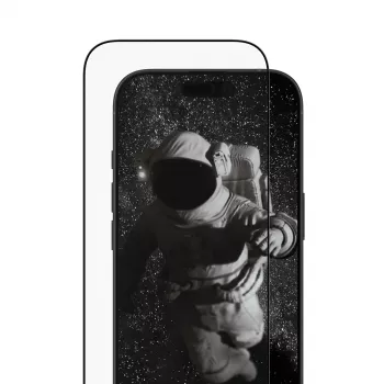 PanzerGlass ® Ceramic II Screen Protector iPhone 17 | iPhone 16 Pro | Ultra-Wide Fit z EasyAligner