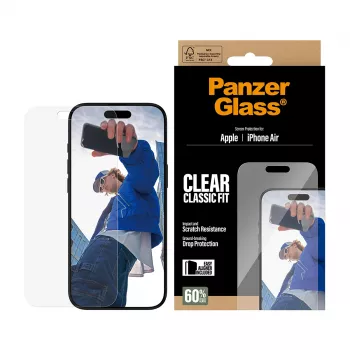 PanzerGlass ® Szkło ochronne iPhone Air | Classic Fit z EasyAligner