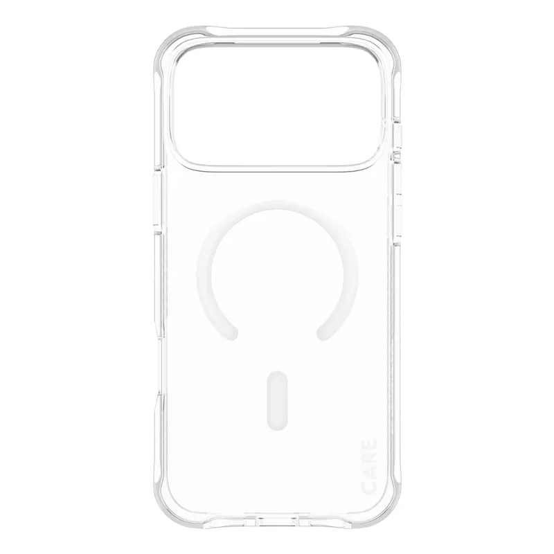 PanzerGlass CARE™ by ® Samba Case Transparent z Białym MagSafe iPhone 17 Pro Max