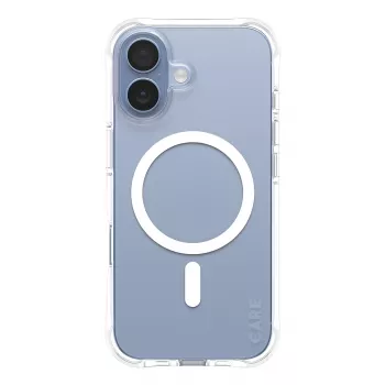 Etui PanzerGlass CARE by Fashionable Case Samba Przezroczyste z Białym MagSafe iPhone 17