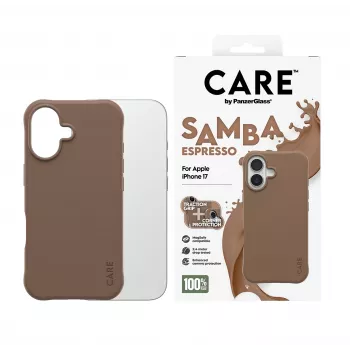 PanzerGlass CARE™ by ® Samba Case Espresso z MagSafe iPhone 17