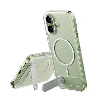 Pokrywa PanzerGlass CARE by Feature, przezroczysta, z podstawką i MagSafe, iPhone 17
