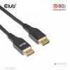 Kabel CLUB3D DisplayPort™ 2.1 z certyfikatem VESA DP80 8K240Hz 2m/6.56ft