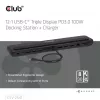 Stacja dokująca club 3d CSV-2541 USB-C z wyjściami HDMI i DisplayPort