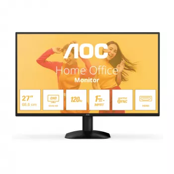 Monitor komputerowy AOC B3 Q27B35S3 68.6 cm (27 cali) 2560 x 1440 pikseli Quad HD LED Czarny