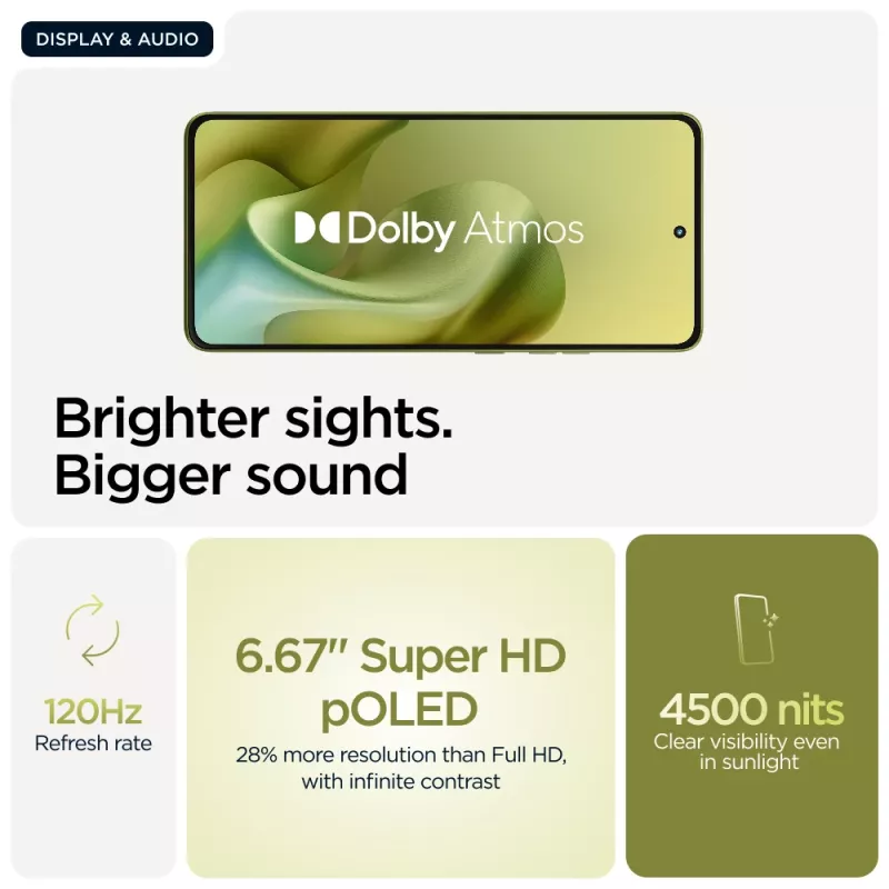 Motorola moto g86 5G 16,9 cm (6,67 cala) Dual SIM Android 15 USB Type-C 8 GB 256 GB 5200 mAh Zielony