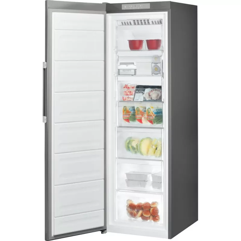 Whirlpool UW8 F2Y XBI F 2 Zamrażarka wolnostojąca 263 L Stal nierdzewna