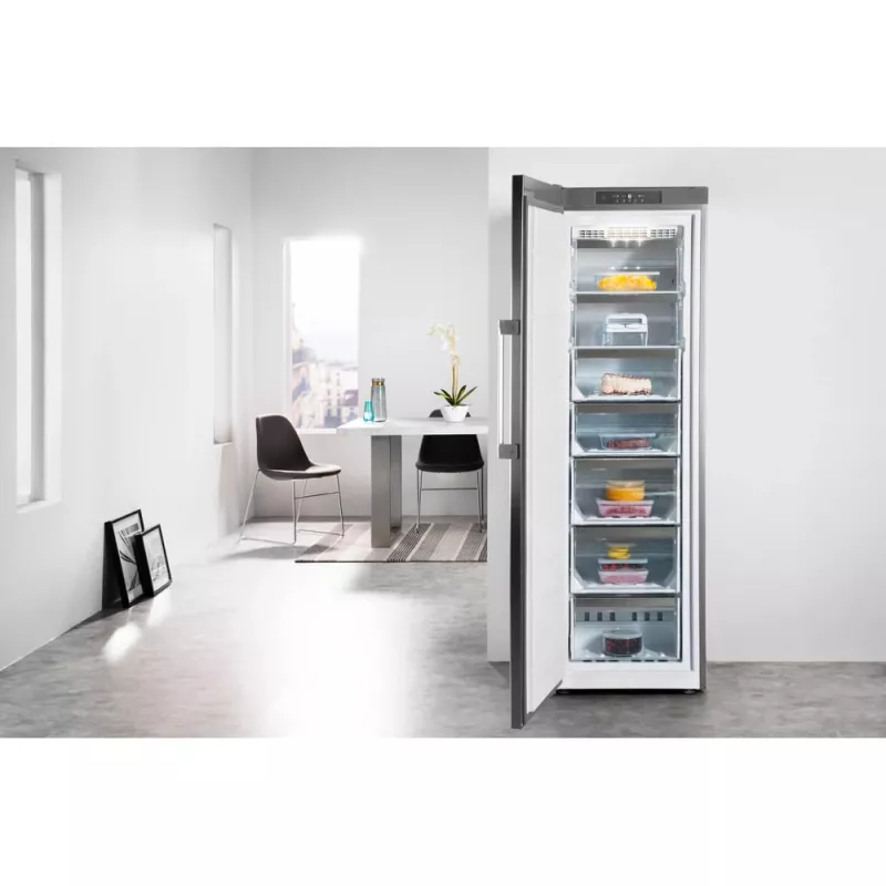 Whirlpool UW8 F2Y XBI F 2 Zamrażarka wolnostojąca 263 L Stal nierdzewna