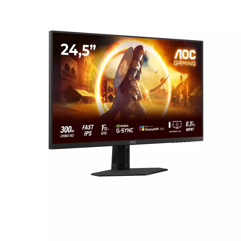 Monitor komputerowy AOC G4 25G4SRE 62,2 cm (24,5 cala) 1920 x 1080 pikseli Full HD LED Czarny, Czerwony