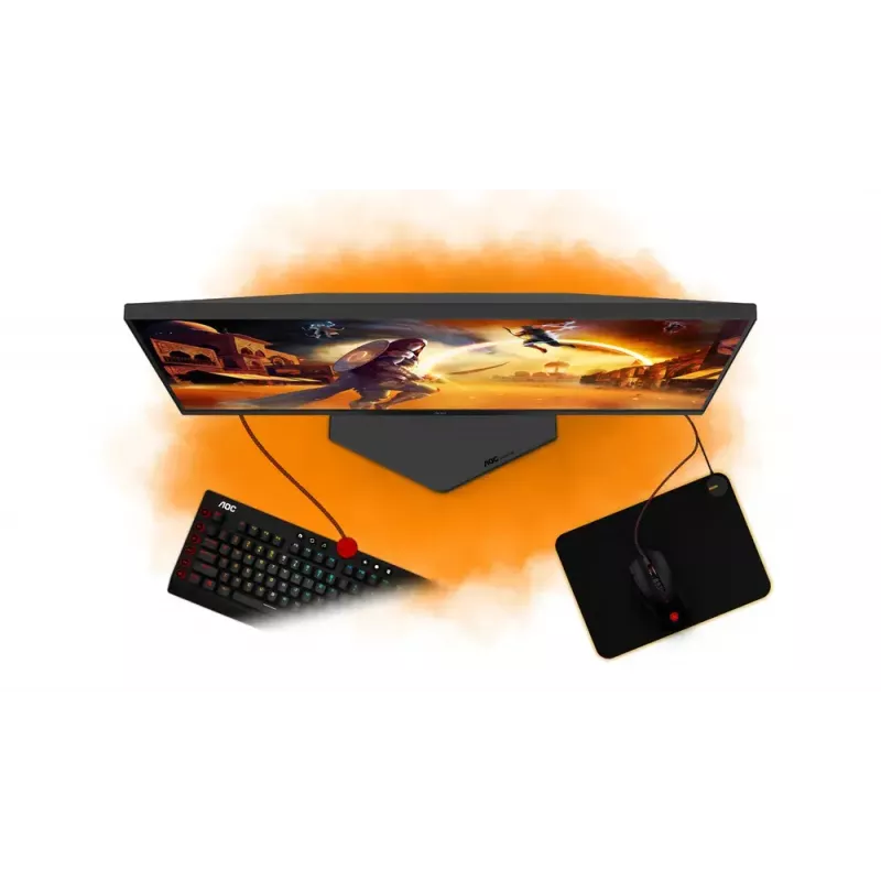 Monitor komputerowy AOC G4 25G4SRE 62,2 cm (24,5 cala) 1920 x 1080 pikseli Full HD LED Czarny, Czerwony
