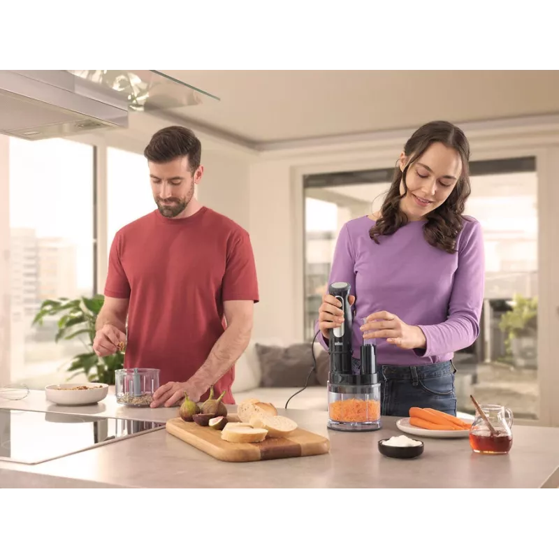 Braun MultiQuick 5 Pro MQ 55755 M 0,6 L blender ręczny 1000 W czarny