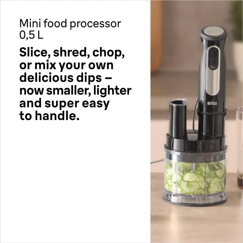 Braun MultiQuick 5 Pro MQ 55755 M 0,6 L blender ręczny 1000 W czarny