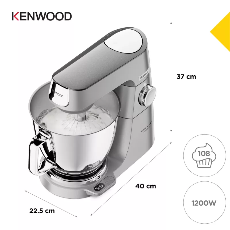 Robot kuchenny Kenwood Titanium Chef Baker XL 1200 W 7 L Stal nierdzewna