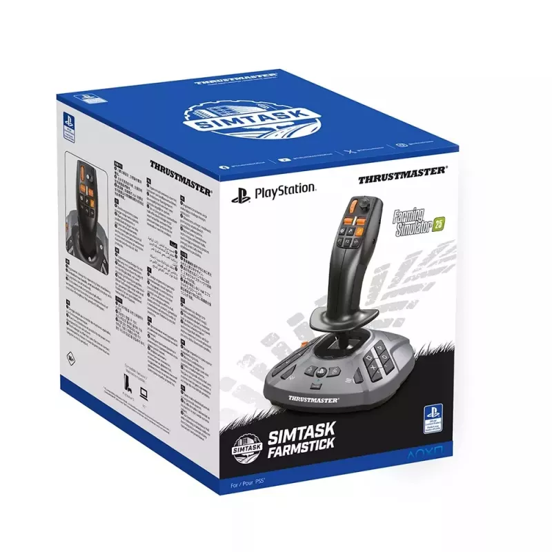 Thrustmaster SimTask FarmStick Czarny Flightstick Analogowe / Cyfrowe PC, PlayStation 5