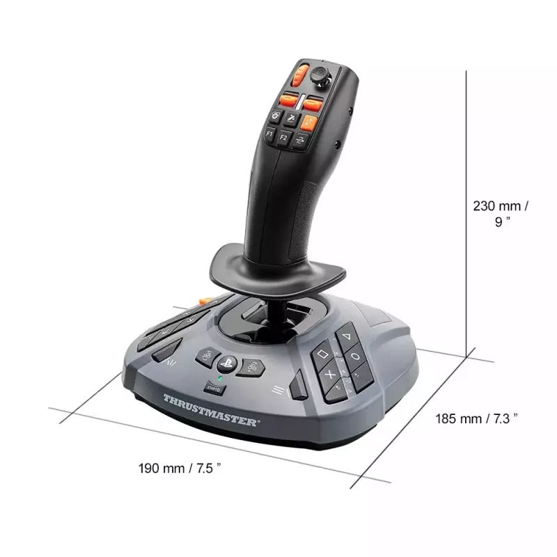 Thrustmaster SimTask FarmStick Czarny Flightstick Analogowe / Cyfrowe PC, PlayStation 5