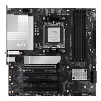 Płyta główna MSI PRO B850M-P WIFI micro ATX, AMD B850, Socket AM5, 4×DDR5 DIMM, 3×M.2, Wi‑Fi 7, 5Gb LAN
