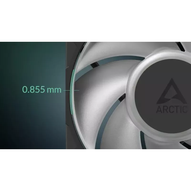 Wentylator ARCTIC Freezer P12 Pro A-RGB 120 mm PWM 131 m³/h Czarno-Biały