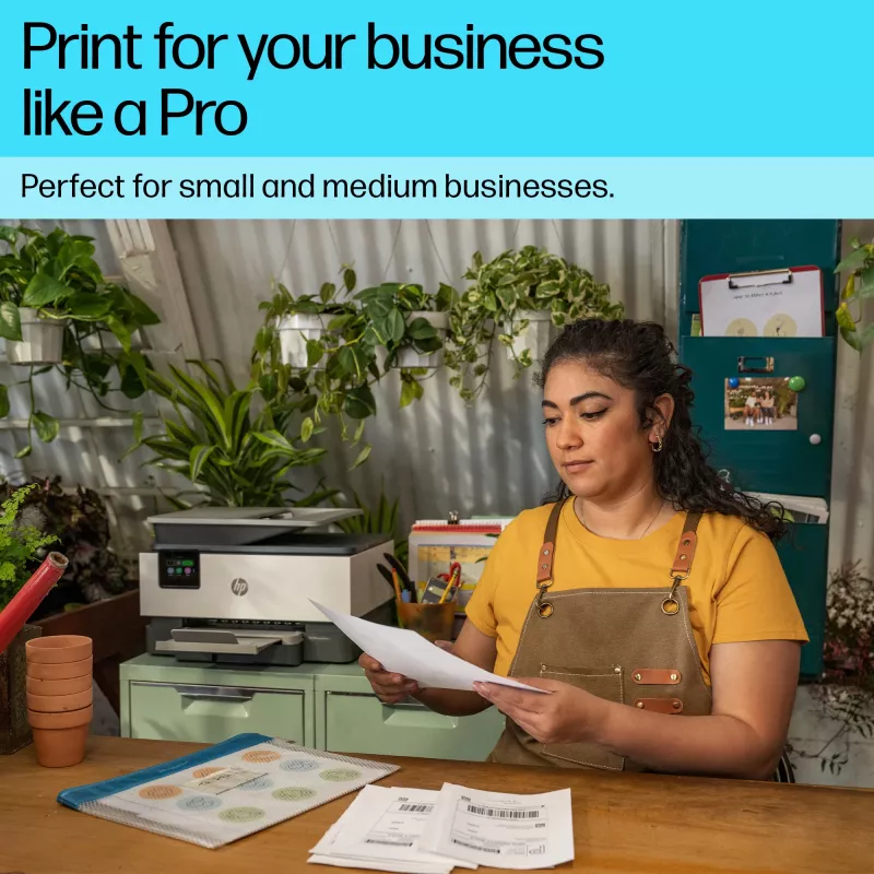 HP OfficeJet Pro 9120e Bezprzewodowa kolorowa drukarka wielofunkcyjna, Instant Ink; Druk dwustronny