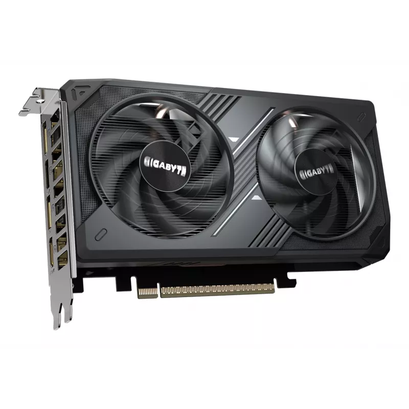 Karta graficzna GIGABYTE GeForce RTX 5050 WINDFORCE OC 8G - 8 GB GDDR6, 128-bit, PCI-E 5.0, zegar rdzenia 2587 MHz, 2 x DP, 2 x HDMI, NVIDIA DLSS 4, GV-N5050WF2OC-8GD