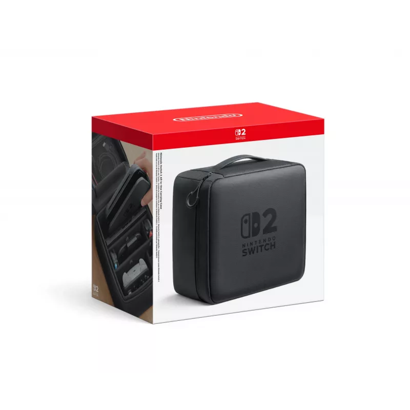 Nintendo Switch 2 All-In-One Carrying Case, Travel case, Nintendo, Czarny, Nintendo Switch 2, Zipper