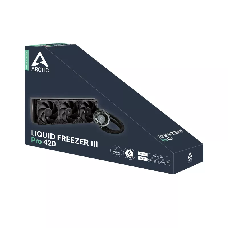 ARCTIC Liquid Freezer III Pro 420 - Wielokompatybilny, uniwersalny zestaw chłodzenia wodnego CPU