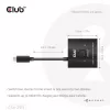 CLUB3D USB-C® dwukierunkowy przełącznik wideo + danych + PD, USB Type-C, 2x DisplayPort, 7680 x 4320 pikseli, czarny, 8K Ultra HD, 120 Hz