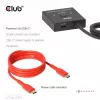 CLUB3D USB-C® dwukierunkowy przełącznik wideo + danych + PD, USB Type-C, 2x DisplayPort, 7680 x 4320 pikseli, czarny, 8K Ultra HD, 120 Hz