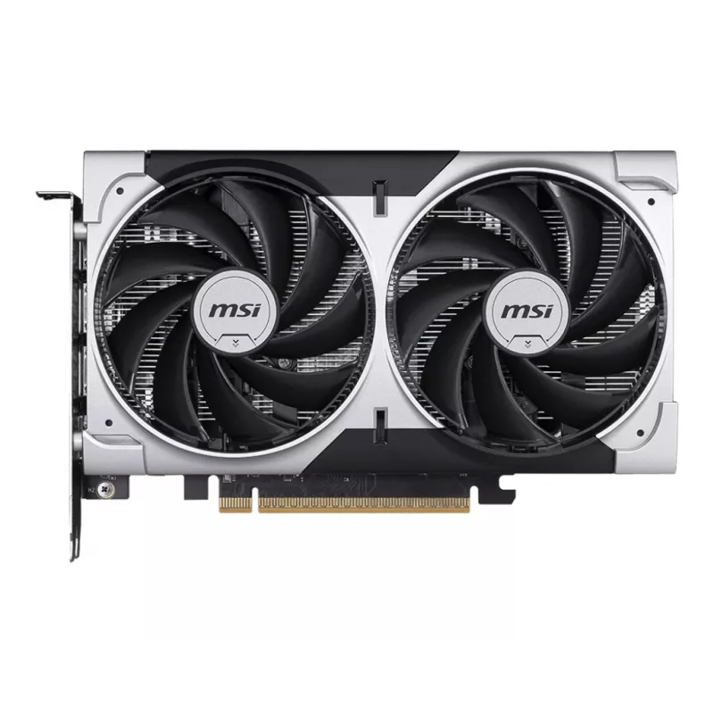 Karta graficzna MSI GeForce RTX 5050 8 GB GDDR6, PCIe 5.0, 2560 CUDA, 2602 MHz boost, 128-bit, 3x DP 2.1b + 1x HDMI 2.1b, 130 W, 2 wentylatory