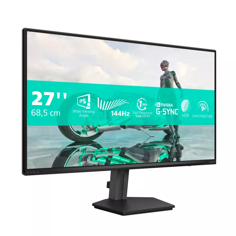 Philips Evnia 3000 27M2N3200NF/00 monitor komputerowy 68.6 cm (27 cali) 1920 x 1080 pikseli Full HD LCD Szary