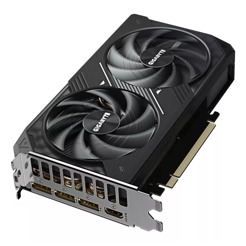 Karta graficzna GIGABYTE GeForce RTX 5060 Ti WINDFORCE MAX OC 8G — 8 GB GDDR7, 128-bitowa, PCI-E 5.0, zegar rdzenia 2587 MHz, 3 x DP, 1 x HDMI, NVIDIA DLSS 4, GV-N506TWF2MAX OC-8GD