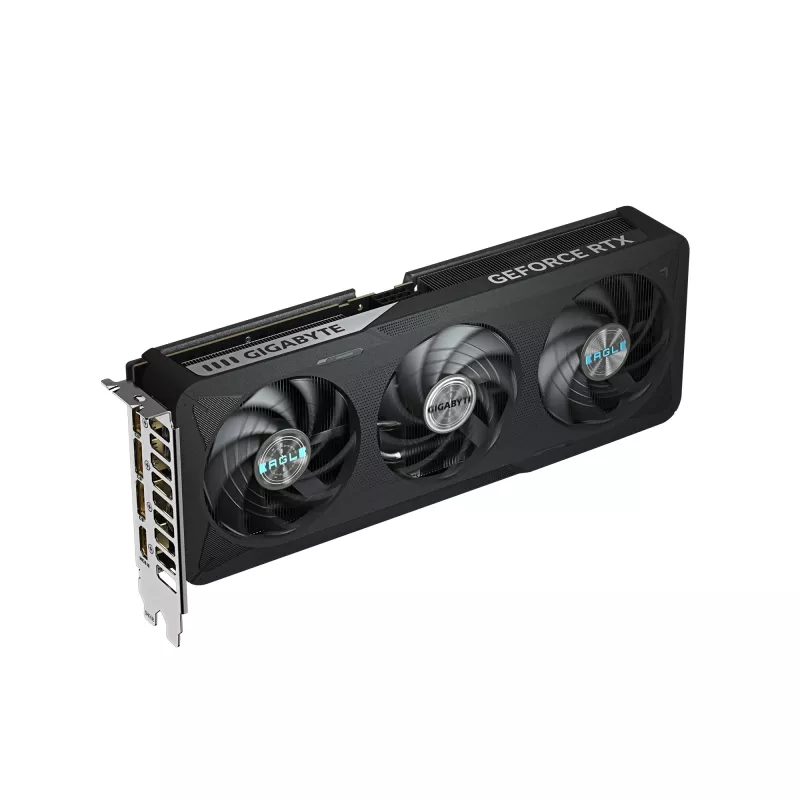 Karta graficzna GIGABYTE GeForce RTX 5060 Ti EAGLE MAX OC 16G - 16 GB GDDR7, 128-bit, PCI-E 5.0, rdzeń 2617 MHz, 3 x DP, 1 x HDMI, NVIDIA DLSS 4, GV-N506TEAGLEMAX OC-16GD