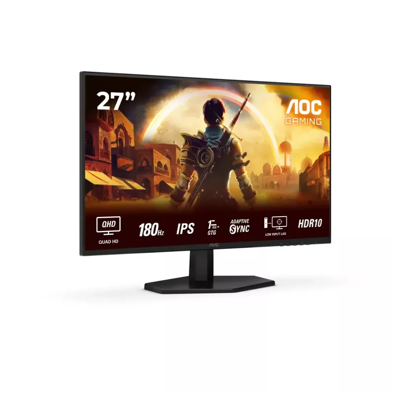 Monitor komputerowy AOC G4 Q27G42XE 68,6 cm (27 cali) 2560 x 1440 Quad HD Czarny, Czerwony
