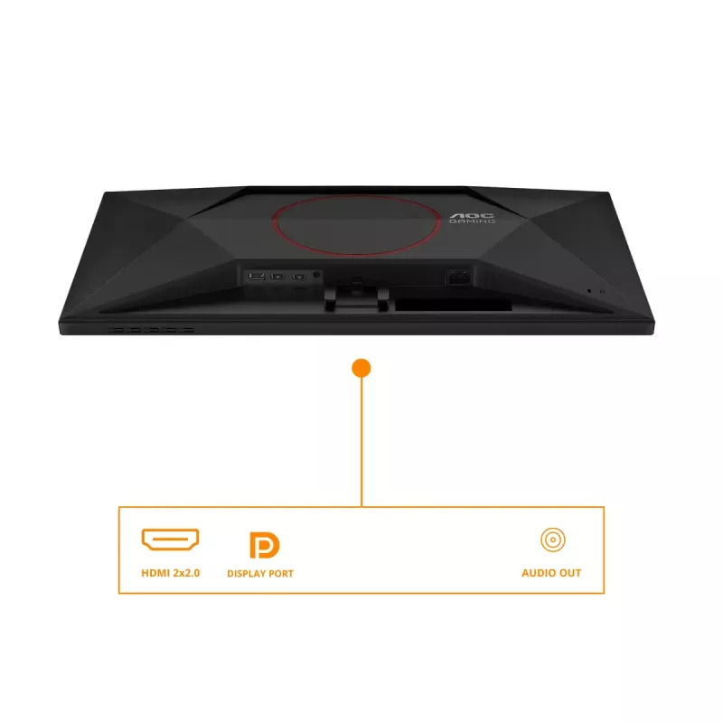 Monitor komputerowy AOC G4 Q27G42XE 68,6 cm (27 cali) 2560 x 1440 Quad HD Czarny, Czerwony