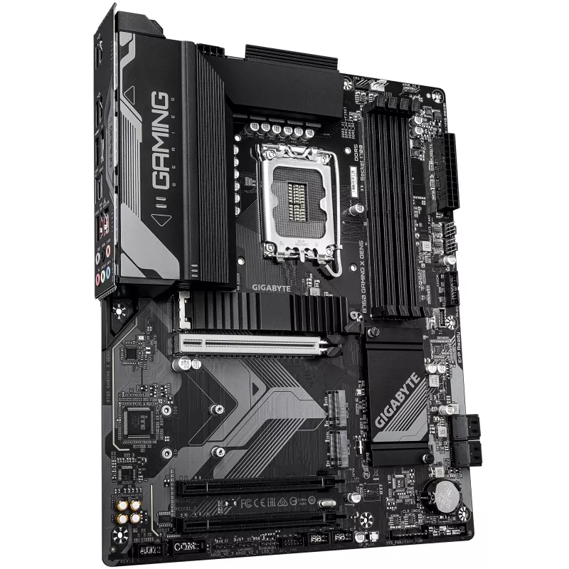 Płyta główna GIGABYTE B760 GAMING X GEN5 - obsługuje procesory Intel Core 14. generacji, 8+1+1 faz VRM, do 5600 MHz DDR5, 3x PCIe 4.0 M.2, 2.5 GbE LAN, USB 3.2 Gen 2