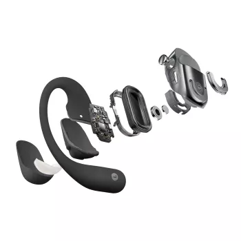 SHOKZ OpenFit 2+ Headphones Wireless Ear-hook, In-ear Calls/Music Bluetooth Czarny
