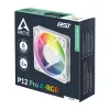 ARCTIC Freezer P12 Pro A-RGB (Biały) - 120 mm wentylator A-RGB PWM z rozdzielaczem kabli