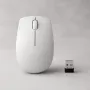 Bezprzewodowa kompaktowa mysz Lenovo Compact Mouse z baterią — oburęczna, 1000 DPI, bezprzewodowa RF, 3 przyciski, szary