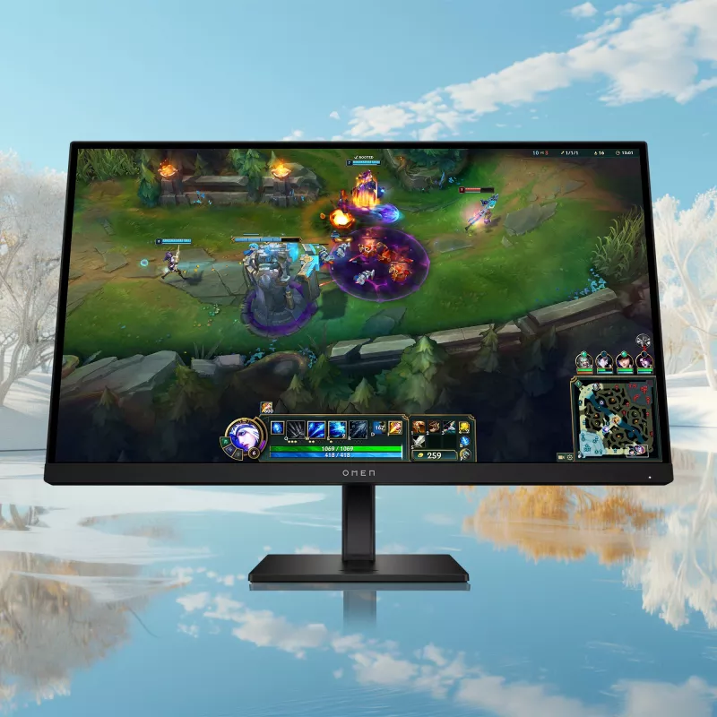 Monitor HP OMEN AV4K1E9#ABB 68,6 cm (27 cali) 1920 x 1080 pikseli Full HD LCD Czarny