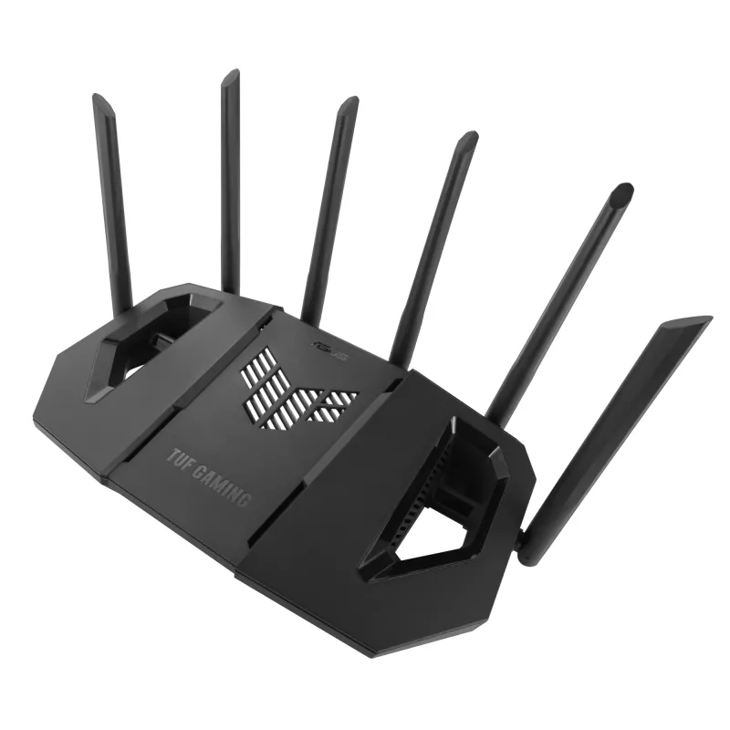 ASUS 90IG0A30-MO9C00 router bezprzewodowy 2.5 Gigabit Ethernet Tri-band (2.4 GHz / 5 GHz / 6 GHz) Czarny