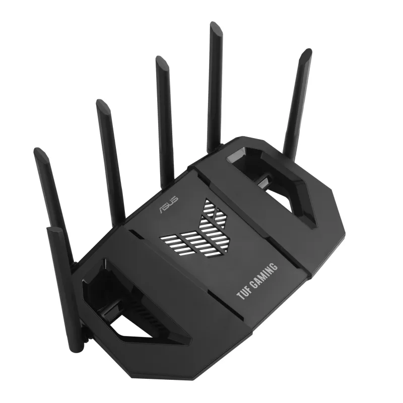ASUS 90IG0A30-MO9C00 router bezprzewodowy 2.5 Gigabit Ethernet Tri-band (2.4 GHz / 5 GHz / 6 GHz) Czarny