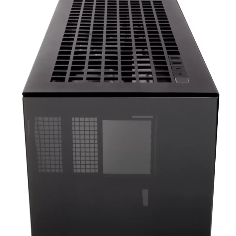 ARCTIC Xtender (Czarny) Premium E-ATX Obudowa PC, Midi Tower, PC, Czarny, EATX, Metal, Szkło hartowane, Gaming