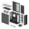 ARCTIC Xtender (Czarny) Premium E-ATX Obudowa PC, Midi Tower, PC, Czarny, EATX, Metal, Szkło hartowane, Gaming