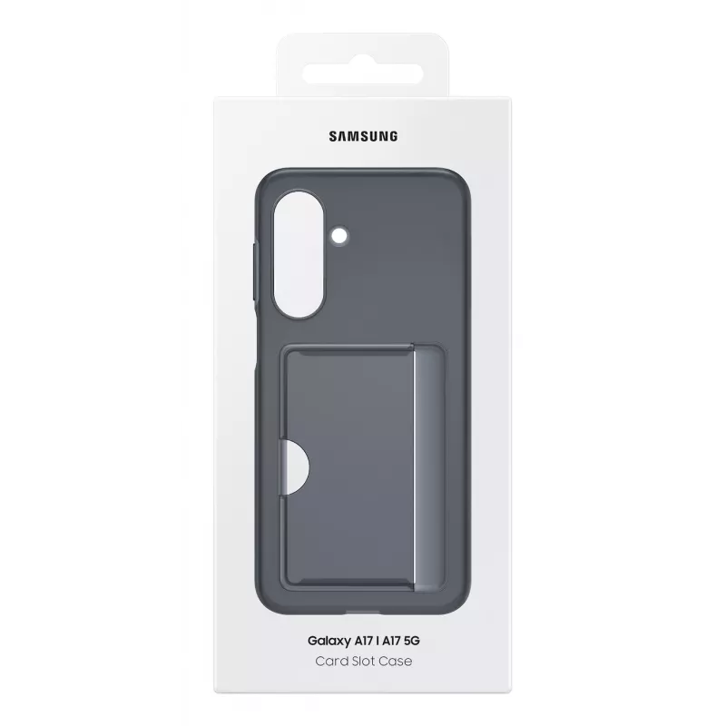 Etui Samsung z kieszenią na kartę do Galaxy A17 4G | A17 5G, uchwyt na kartę, przezroczysty, Samsung, Galaxy A17 4G | A17 5G, 81,4 mm, 10,8 mm
