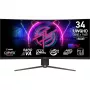 Monitor komputerowy MSI MPG 346CQRF X24, 86,4 cm (34 cale), 3440 x 1440 pikseli, UltraWide Quad HD, czarny