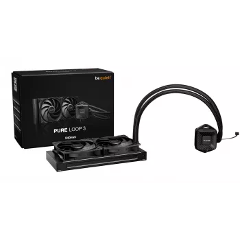 be quiet PURE LOOP 3 Procesorowy zestaw chłodzenia cieczą All-in-one 12 cm Czarny 1 szt.