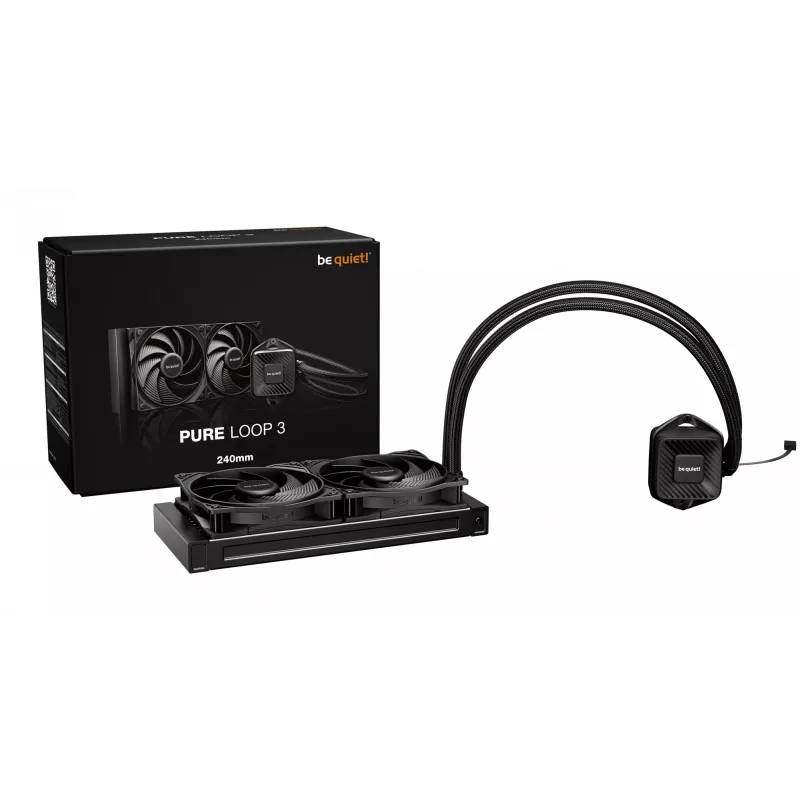 be quiet PURE LOOP 3 Procesorowy zestaw chłodzenia cieczą All-in-one 12 cm Czarny 1 szt.