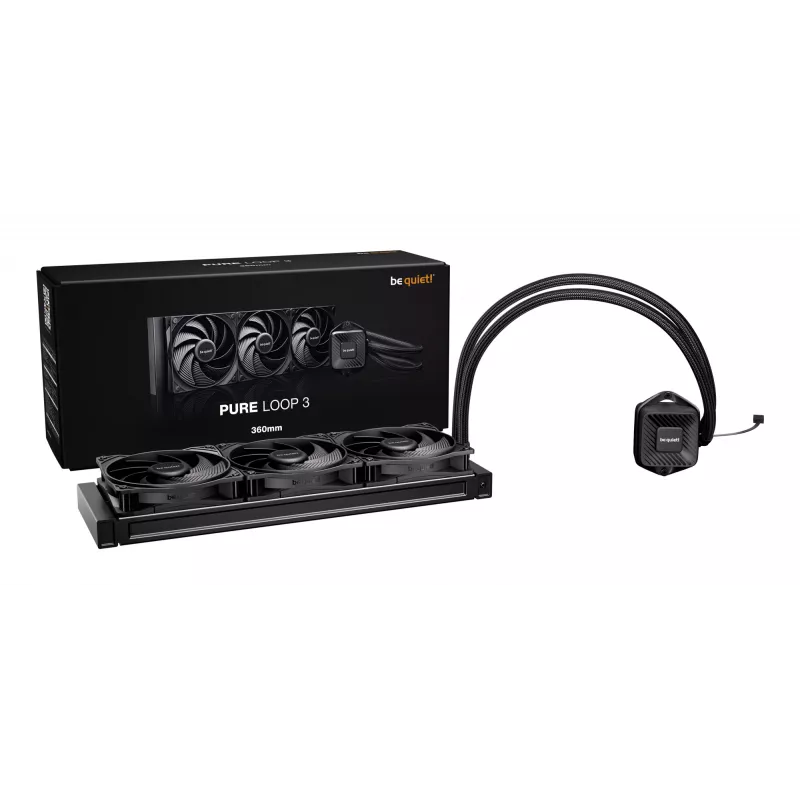 be quiet PURE LOOP 3 Chłodnica procesora All-in-one 12 cm Czarny 1 szt.